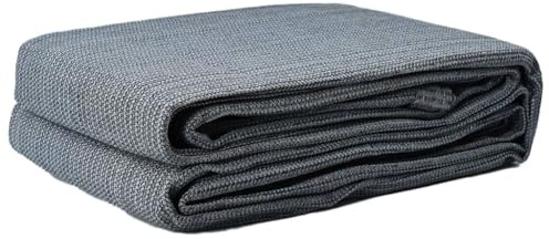 vidaXL Alfombra para Tienda Azul y Gris 700 x 400 cm Polietileno