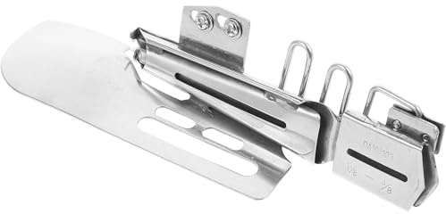 TOYANDONA Encuadernadora de Máquina de Coser Doméstica Pequeña 1 Unidad Metálica Doble Pliegue para Costura Profesional Uso en Dobladillos en Ángulo Recto Manualidades y Confección