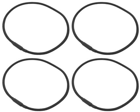 minkissy Anelli in Gomma Antiurto per Supporto Microfono 4 Pezzi, Elastici per Isolamento Vibrazioni, Accessori per Studio di Registrazione e Formazione Musicale