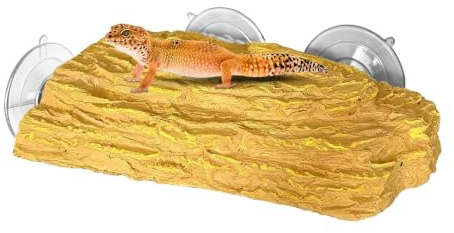 Zona de asoleo para Acuario de Tortugas Soporte Decorativo con Ventosas de | Zona de Escalada y Toma de Sol para Tortugas Acuáticas para Sala de Estar, Balcón, Galápagos,