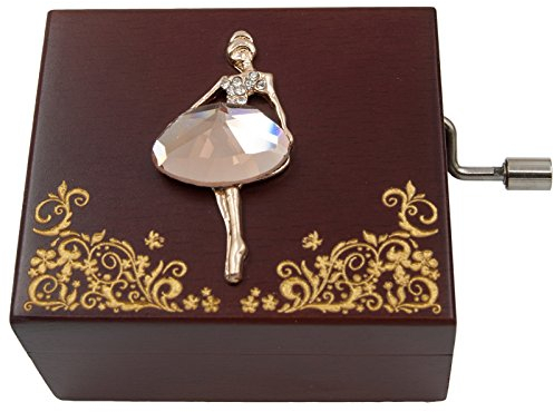 Wingostore Mini caja de música de manivela Tune of Fur Elise (Bailarina)