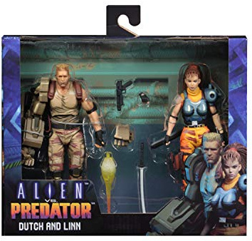 NECA Alien vs Predator - Action Figure - Dutch & Lin Arcade 2 Pack 18cm