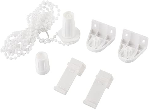 Oumefar 17mm Roller Blind Parts, Bead Chain Roller Blind Shade Clutch Bracket Side Pulley Chain Repair Fitting Kit for Window Treatments, Shade Pulls for Roller Shades