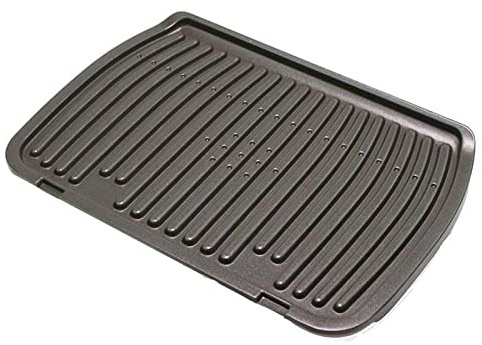 Grillplatte (Oben) kompatibel mit /Ersatzteil für Tefal TS-01039390 GC702D GC712D... Optigrill Kontaktgrill