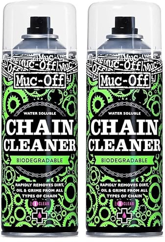 Muc-Off Desengrasante de Cadena Spray Chain Cleaner 400ml (Paquete de 2)