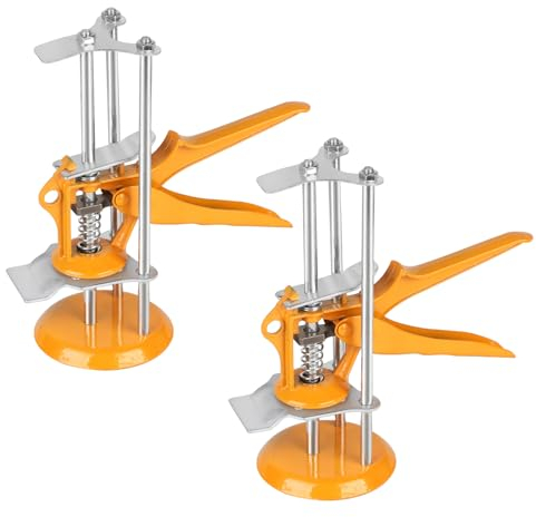DBREAKS Höhenversteller für Fliesen, 2 Stück Keramikfliesen-Versteller, Handwagenheber, Fliesenheber&Präzisions-Locator, Handheld Jack für Glastüren, Holzpaneele, Türen und Fenster