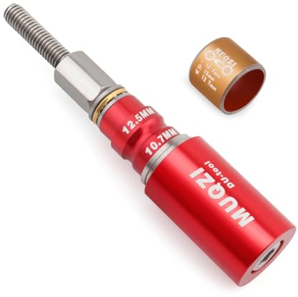 YUTUING Hintere Stoßdämpfer-Ösenbuchse Demontage und Installation Werkzeug für Rockshox und Fox Federungssysteme - für Mountain Road Fahrräder und MTBs, Rot