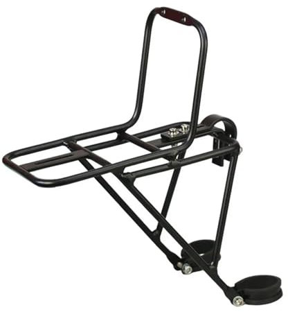 OZLCUA Fahrrad-Gepäckträger Rennrad-Gepäckträger vorne, Fahrradgepäckträger, tragend 15 kg, Fahrradträgertasche, Gepäckablage, Halterung, Fahrradzubehör Gepäckträger