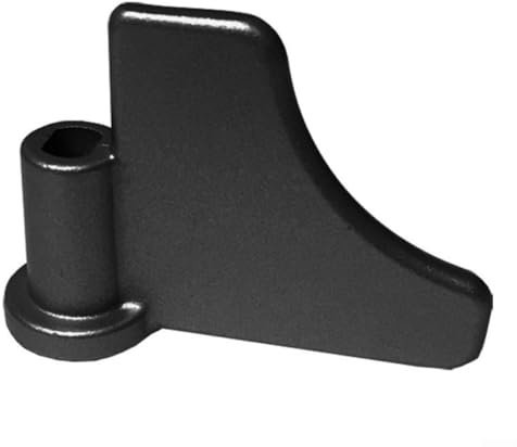 Máquina de pan, cuchilla de amasado, pieza de repuesto de paleta de mezcla, gancho de masa de aleación de aluminio para hornear en casa, accesorio de electrodomésticos de cocina (negro)