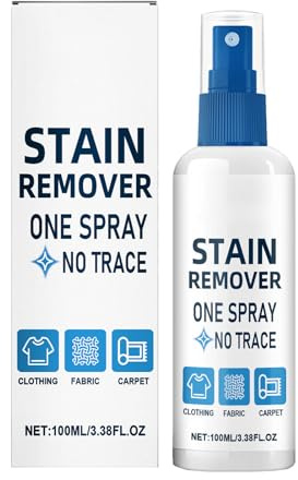 KOAHDE Spray Limpiador De Limpieza En Seco,Limpiador de Ropa de Espuma Seca,Quitamanchas para Todo Tipo de Tejidos,100ML,Ropa de Cuidado Limpia y Suavemente