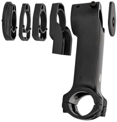 Snorvixre Potencia de bicicleta ligera de aleación de aluminio, 80 – 130 mm, cableado interno, elevadores, cable interior de carreteras, parte del manillar, cable interior de carreteras, manillar