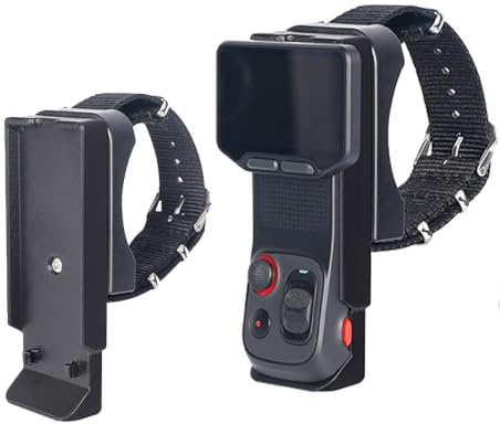 Actionkamera nacke/fjärrkontrollfäste/handledsrem för Insta360 Luna Ultra tillbehörssats, snabbfrigörande nackhållare med bröstrem för POV vlogging videoinspelning