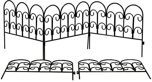 Pack of 5 x Heavy Duty Steel Path and Border Edging (45cm x 41cm panels)