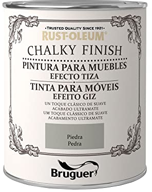 Rust-Oleum Bruguer Chalky Finish pintura para muebles Piedra 125ml