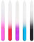 KADS 5 PCS Crystal Glass Nail Files (colorful)