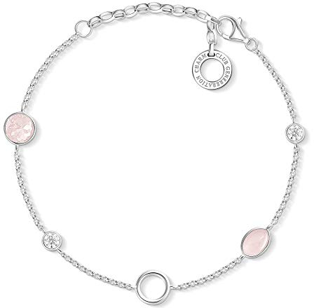 Thomas Sabo Damen Charm-Armband Steine 925 Sterling Silber X0272-035-7-L19v