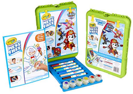 CRAYOLA color Wonder Travel Esel Paw Patrol Pages with BONUS pages, Markers and color Wonder Paint Coloring Travel Books and Esel MEGA set