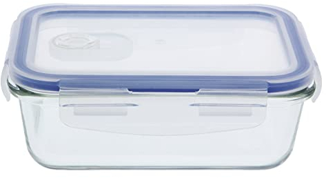 Amig Conteneur hermétique rectangulaire en verre 18 x 12 x 6 m