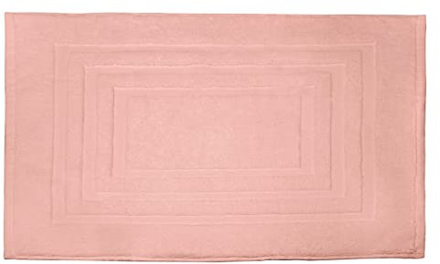 CapitanCasa Sophie - Alfombra de baño de rizo de algodón, color liso