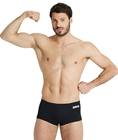 Arena Solid Team Maillot de Bain Homme Swimming Pool, Maillot de Bain à Séchage Rapide, Short de Bain en MaxLife Tissu Eco avec Une Résistance Maximale au Chlore et Une Protection UV UPF 50+