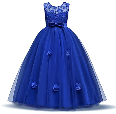 Discoball Girls Princess Dress Big Girls Evening Party Floor Length Dress Kids Bridesmaid Wedding Party Pageant Vintage Dresses