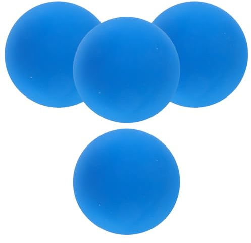 Healeved Set 4 Palline da Squash in Gomma Blu Cavo Leggere per Allenamento Reattività e Coordinazione Indoor e Outdoor