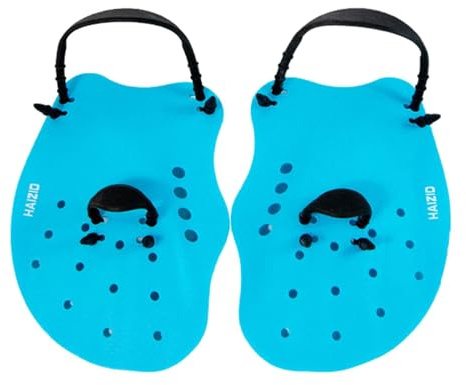 Guanti da nuoto per bambini - Guanti da nuoto regolabili in silicone palmato - Attrezzi da per bambini colorati per adulti per l'allenamento, ausili per il in piscina con fori di drenaggio