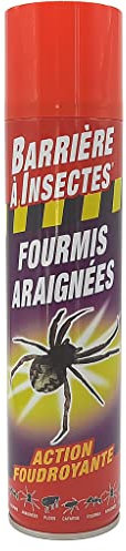 BARRIERE A INSECTES Vaporisateur contre les Insectes Rampants, Prêt à l'emploi, Pour l'intérieur, 400 ml, BARAMP400