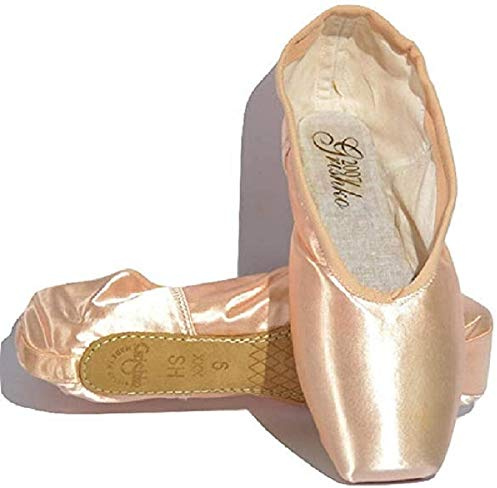 Scarpe da Punta GRISHKO 2007 con Nastro Nylon Antiscivolo in Omaggio Larghezza PIANTA XXX (4(36.5) Sh(Molto Forte), Rosa)