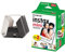 Kiipix KiiPix Portable Photo Printer | Instant Compact Printer, Jet Black & instax Mini Film, 20 Shot Pack
