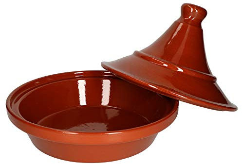 MamboCat, Casseruola, Tajine, 2 litri, pezzo unico lavorato a mano, smaltato