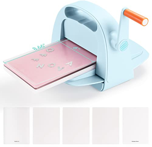 OFFNOVA Macchina per fustellatura e goffratura, apertura da 15,2 cm, per fustelle e goffrature, per la creazione di biglietti e scrapbooking, perfetta per inviti, biglietti di compleanno, biglietti di