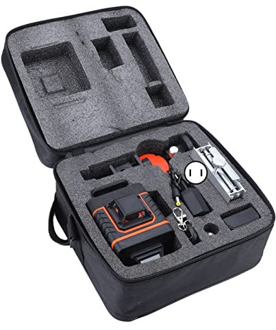 Laser rotante a 360 gradi Distanza di lavoro di 100 piedi Strumento di livellamento autolivellante Raggio verde ricaricabile per la decorazione domestica Spina UE