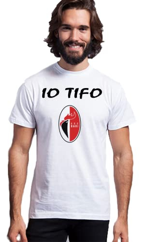 T-Shirt Uomo Bambino SSC Bari Cuore Barese Sport Calcio Calcetto Tempo Libero Relax Maglietta Tracksuit Squadra Partita Tifoso