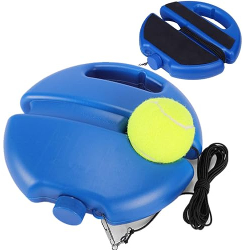 Loopunk Trainer Base,Trainer Rebound Ball, Rebuttal Ball Tennis, Training Equipment with String Balls, Tennis Rebounder Kit Suitable for Adult Beginners Exercise