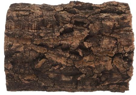 FELTECHELECTR Reptilgömställe - Naturlig korkbark för ödlor - Välvd trädbarktunnel för gecko, sköldpadda, orm, eremitkräfta, klättring och vila 6x4''