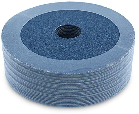 BHA Zirconia Resin Fiber Sanding and Grinding Discs, 4.5” x 7/8”, 60 Grit - 25 Pack