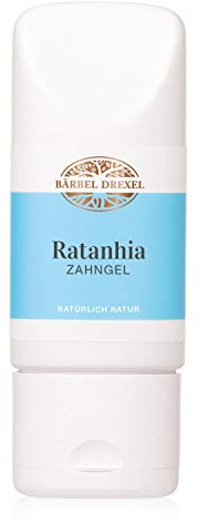 Ratanhia Zahngel, Naturkosmetik Zahncreme, Natürliche Zahnaufhellung Ohne Fluorid (75ml) Zähne, Zahnfleisch, Frischer Atem, Weiße Zähne, Zahnpflege, Mundpflege Naturheilkunde BÄRBEL DREXEL