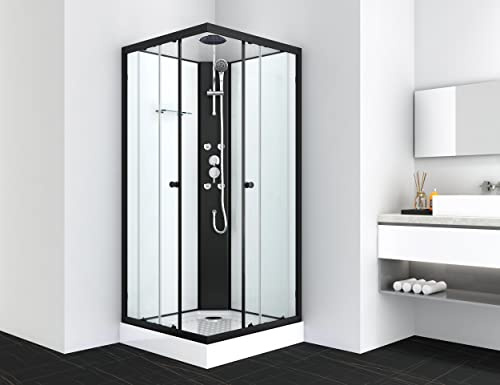 Sanotechnik Cabina de Ducha Completa Estilo 80 x 80/90 x 90 x 225 cm 90 x 90 cm
