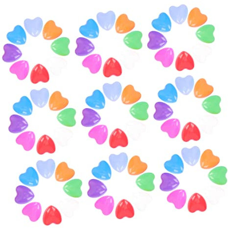 Homoyoyo 100 Piezas Bola del Océano De La Piscina Carpa para Jugar De Pelota Pelotas De Plastico para Niños Hoyo para Niños Pequeños Uso El Plastico Bola De Corazon Bebé Forma De Estrella