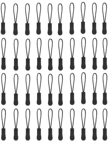Reißverschluss Zipper, 40 Stück Anhänger für Reißverschluss, Zipper Pull, für Rucksack, Sportbekleidung