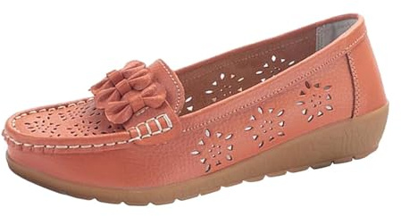 Ballerinaskor dam, loafer PU-läder, platta skor, klänning, skor, mjuka balerinaskor, slip-on, sneakers, damskor eleganta och bekväma sommarskor, promenadskor, ballerina, halvskor, storlek 35–44