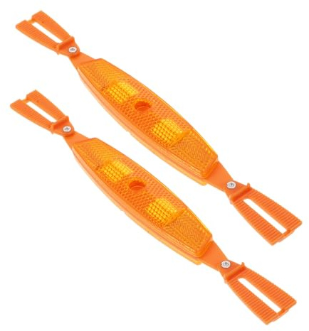 INOOMP Riflettori per Raggi di Bici Luminosi Installazione Semplice per visibilità Notturna Sicura su Mountain Bike e Bici da Strada