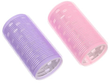 Gogogmee 2 Pièces Big Hair Rollers Set With Aluminum Core Rapid Heating Self-grip Curlers For Short Long Hair Easy Manual Styling For Natural Volume Curls At Home
