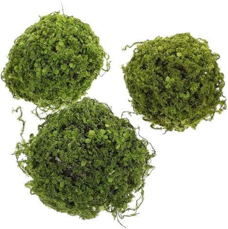 BIUDECO 3 Pezzi Palline di Piante Artificiali Sospese Sfere di Arte Topiaria Verdi per Decorazioni Casa e Giardino Palla Decorativa Resistente e Facile da Pulire per Interni ed Esterni