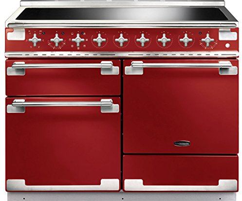 Rangemaster Elise ELS110EIRD 110cm wide Electric Range Cooker with Induction Hob - Cherry Red - A/A Rated