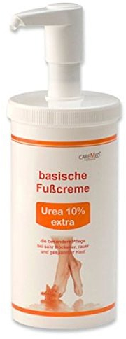 CareMed UREA 10% extra - basische Fußcreme, 450 ml mit Spender