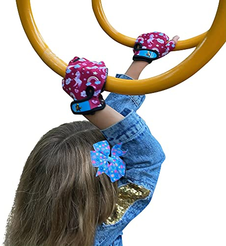 HANG Monkey Bar Gloves for Kids 7 and 8 Years Old Monkey Bars Kids bar Gloves Kids Gymnastic Gloves Bars Kids Bike Gloves Girls Monkey bar Gloves Kids Monkey Bars bar Gloves Kids Monkey bar Gloves
