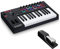 M-Audio MIDI Keyboard Bundle - 25 Key USB MIDI Controller Oxygen Pro 25 with 16 RGB Drum Pads, Sustain Pedal SP-2 and Music Production Software
