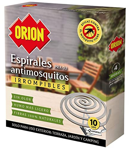 Orion - Espirales Antimosquitos para Exteriores 10uds